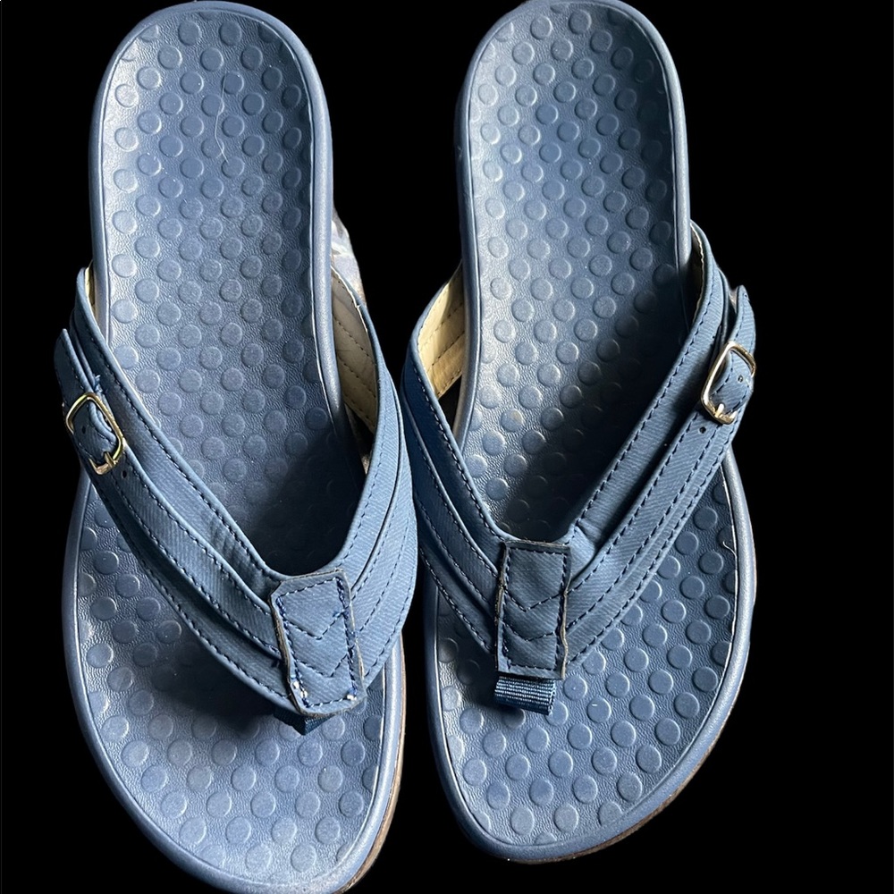 Blue sandals
